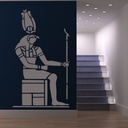 Egyptian Figure Around The World  Wall Art Sticker