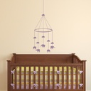 Elephant Cloud Mobile Nursery Wall Sticker