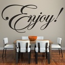 Enjoy! Kitchen Quote Wall Sticker