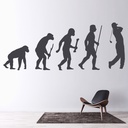 Evolution Golf Wall Sticker