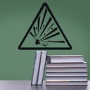 Explosive Symbol Science Wall Sticker
