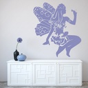 Fairy Flower Princess Wall Sticker
