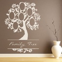 Family Tree Floral Picture Wall Sticker