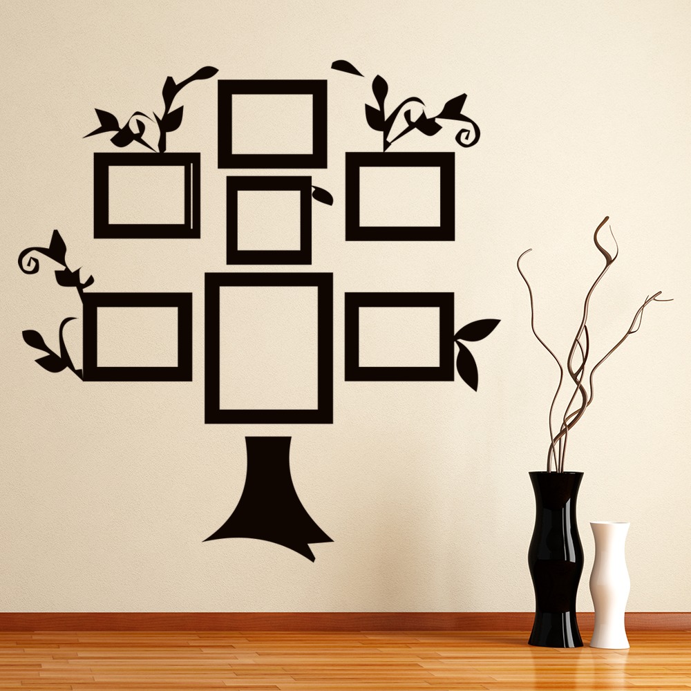 Family Tree Photo Frame Wall Sticker