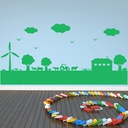 Farmyard Scene Farm Animals Wall Sticker