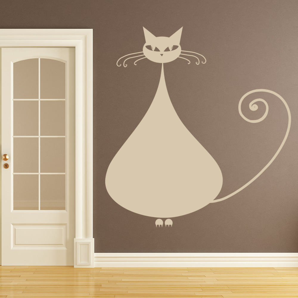 Fat Cat Wall Sticker