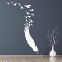 Feather Birds Wall Sticker