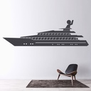 Ferry Boat Yacht Ship Wall Sticker