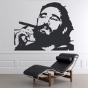 Fidel Castro Cuba President Wall Sticker