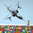 Fighter Plane RAF Bomber Airplane Wall Sticker