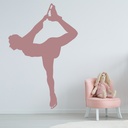 Figure Skater Dance Ice Skating Wall Sticker