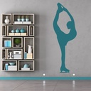 Figure Skater Pose Ice Skating Wall Sticker