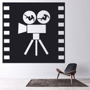 Film Camera Glamour Girls Wall Sticker