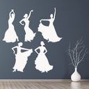 Flamenco Dancers Spanish Dance Wall Sticker Set