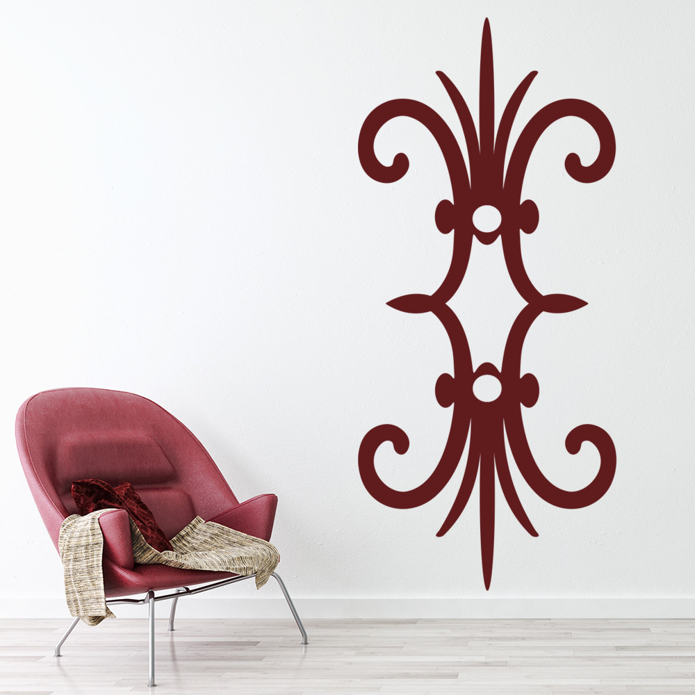 Fleur De Lis Design French Flower Wall Sticker