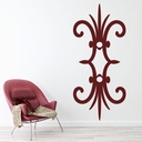 Fleur De Lis Design French Flower Wall Sticker