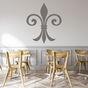 Fleur De Lis French Lily Flower Wall Sticker