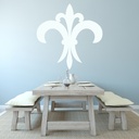 Fleur De Lis Tile French Flower Wall Sticker - Mod6