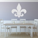 Fleur De Lis Tile Lily Flower Wall Sticker