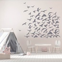 Flock Of Birds Birds & Feathers Wall Sticker