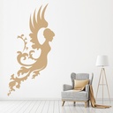Floral Angel Wall Sticker