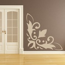 Floral Border Flower Corner Wall Sticker