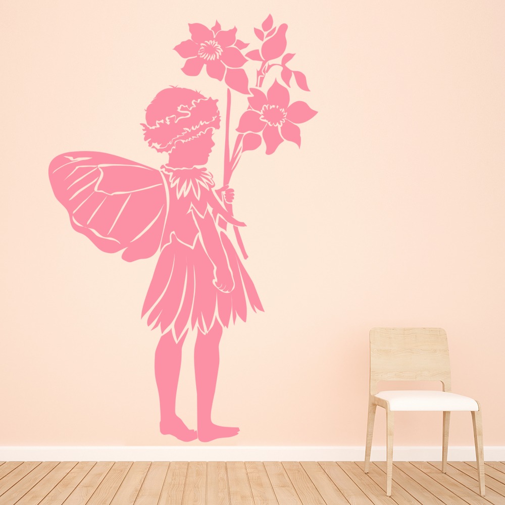 Flower Fairy Fantasy Fairy Tale Wall Sticker