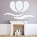 Flower Symbol Buttercup Centrepiece Wall Sticker