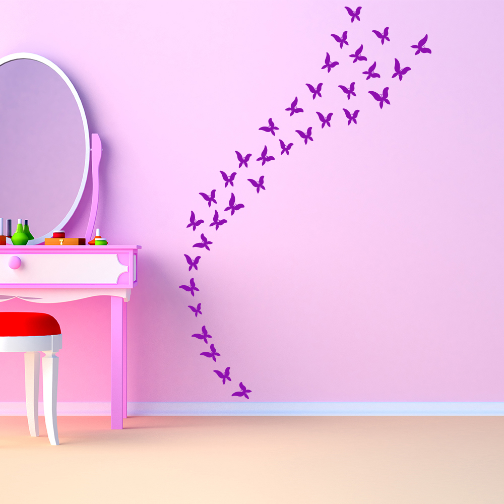 Flutter Butterfly Butterflies Wall Sticker