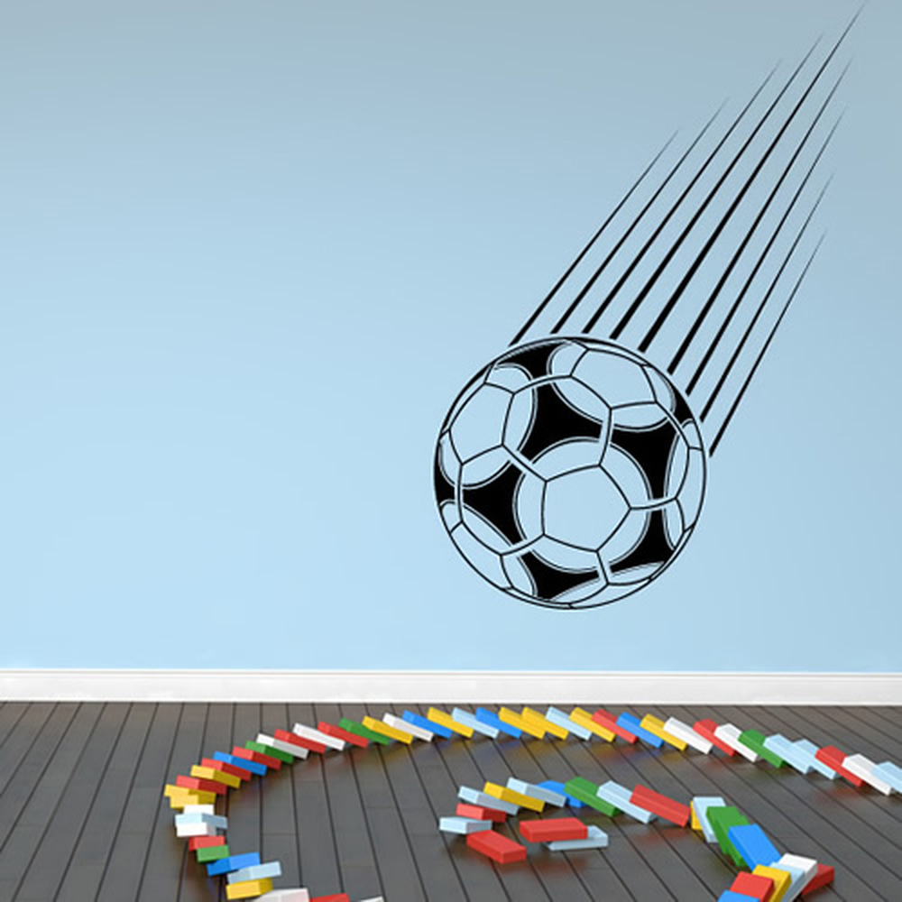 Football Ball Goal Sports Wall Sticker - Mod8