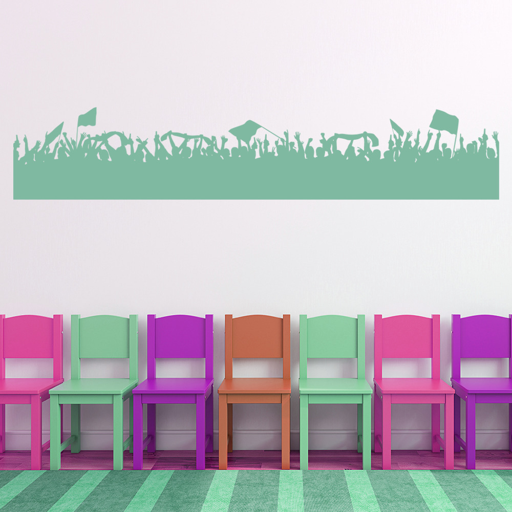 Football Match Sports Banner Wall Sticker