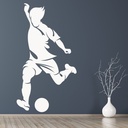 Football Player Striker Wall Sticker
