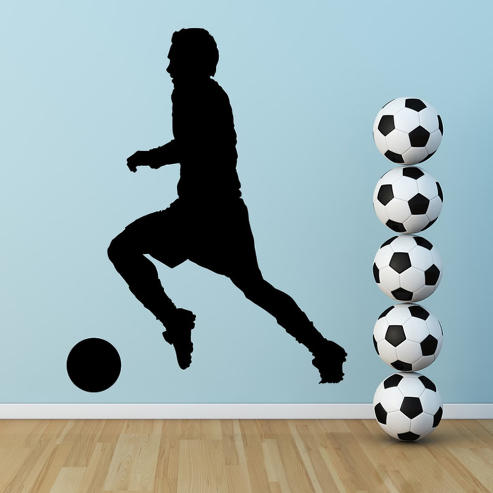 Football Striker Wall Sticker