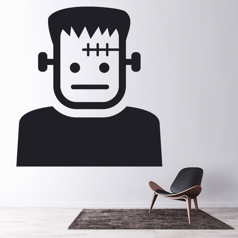 Frankenstein Monster Halloween Wall Sticker - Mod7