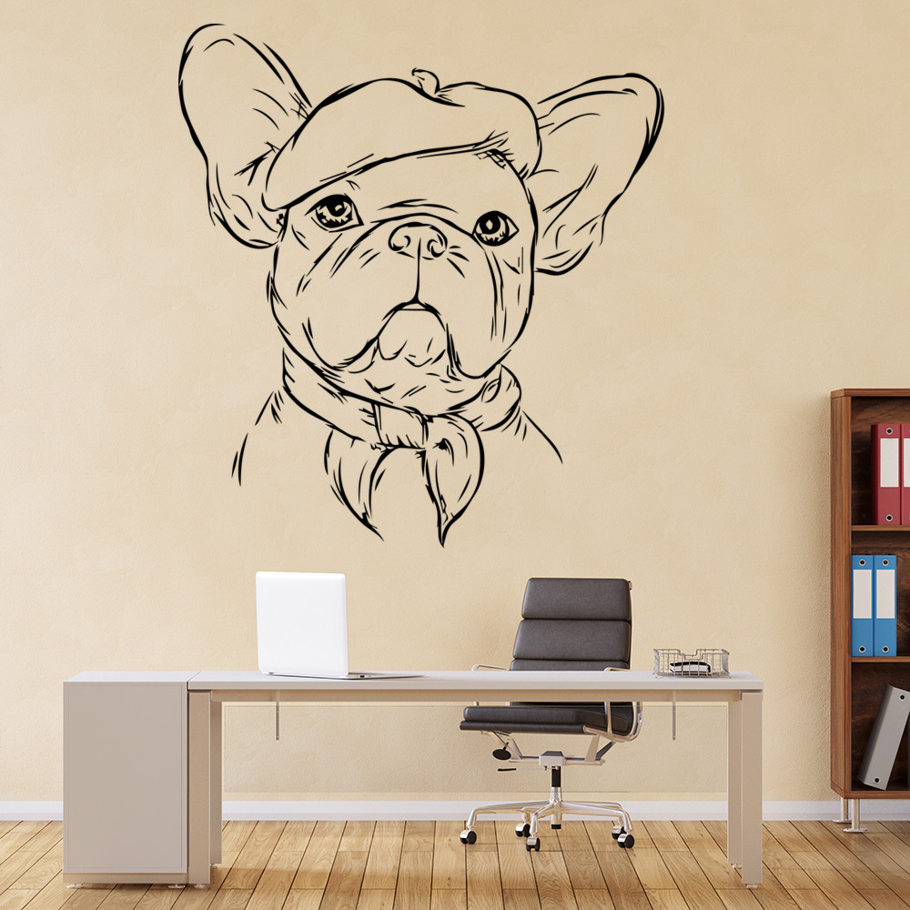 French Bulldog Funny Animals Dogs Wall Sticker