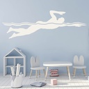 Front Crawl Swim Swimming Wall Sticker