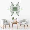 Frosted Snowflake Festive Christmas Wall Sticker