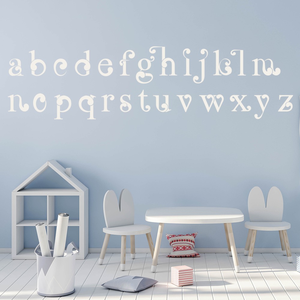 Full Alphabet Nursery School Wall Sticker