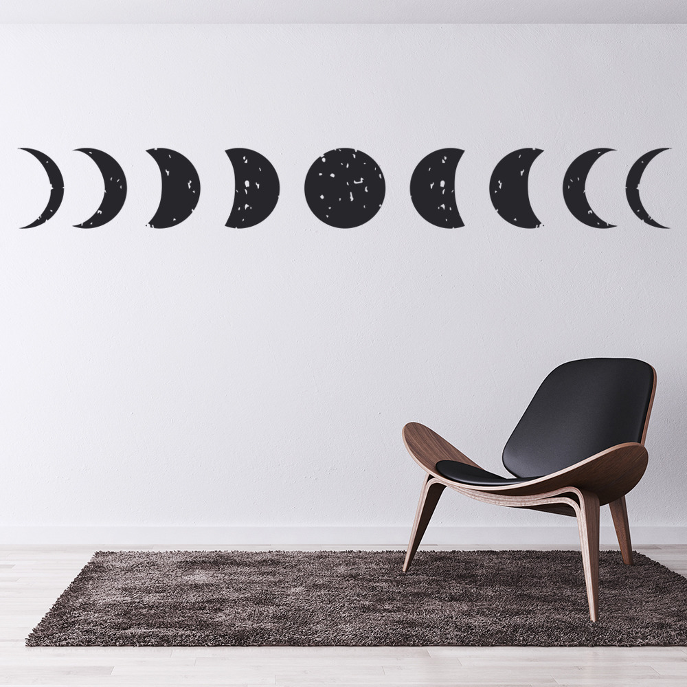 Full Moon Moon Phase Wall Sticker