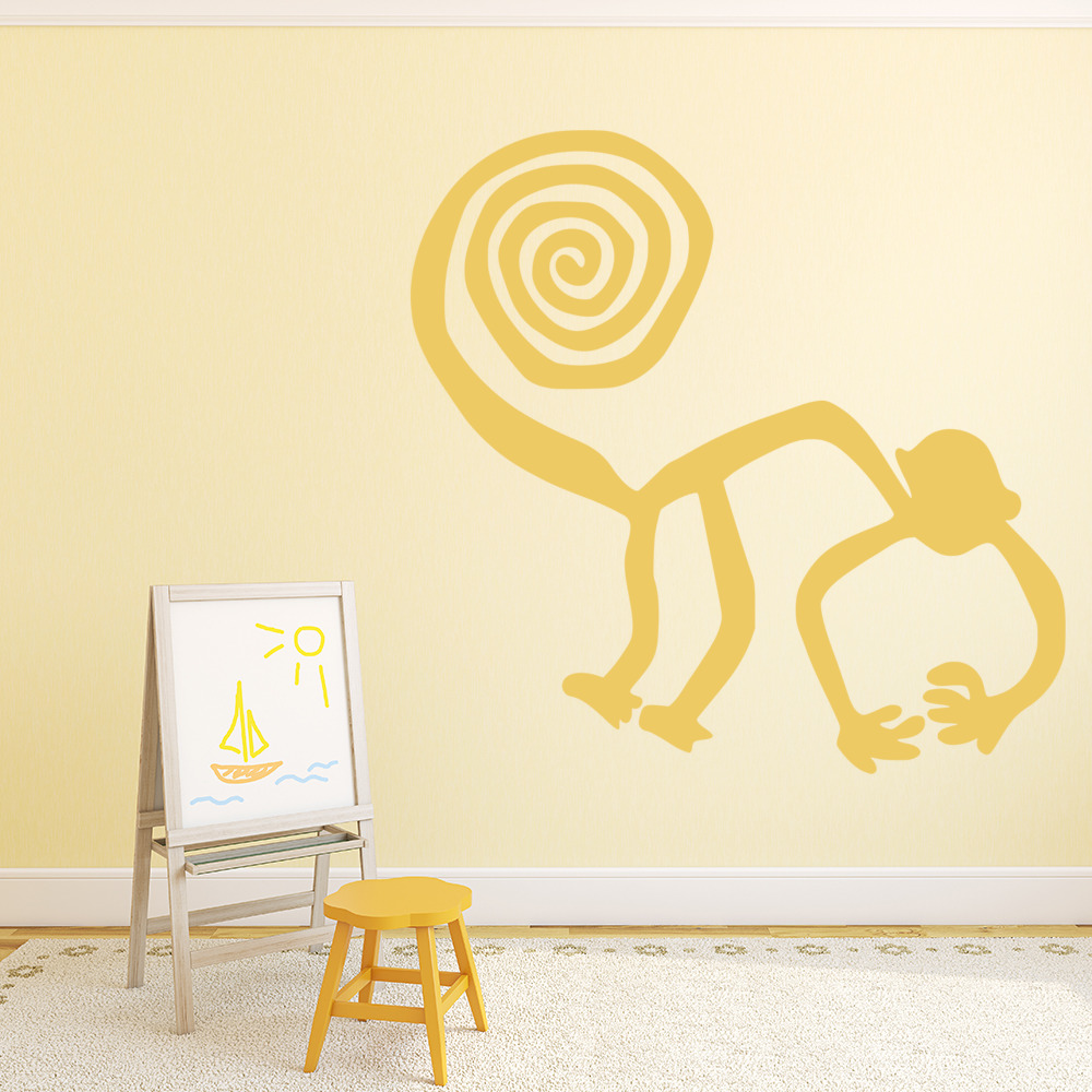Funny Monkey Wall Sticker