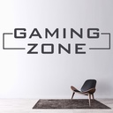 Gaming Zone Gamer Kids Wall Sticker