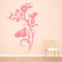Garden Butterfly Floral Butterflies Wall Sticker