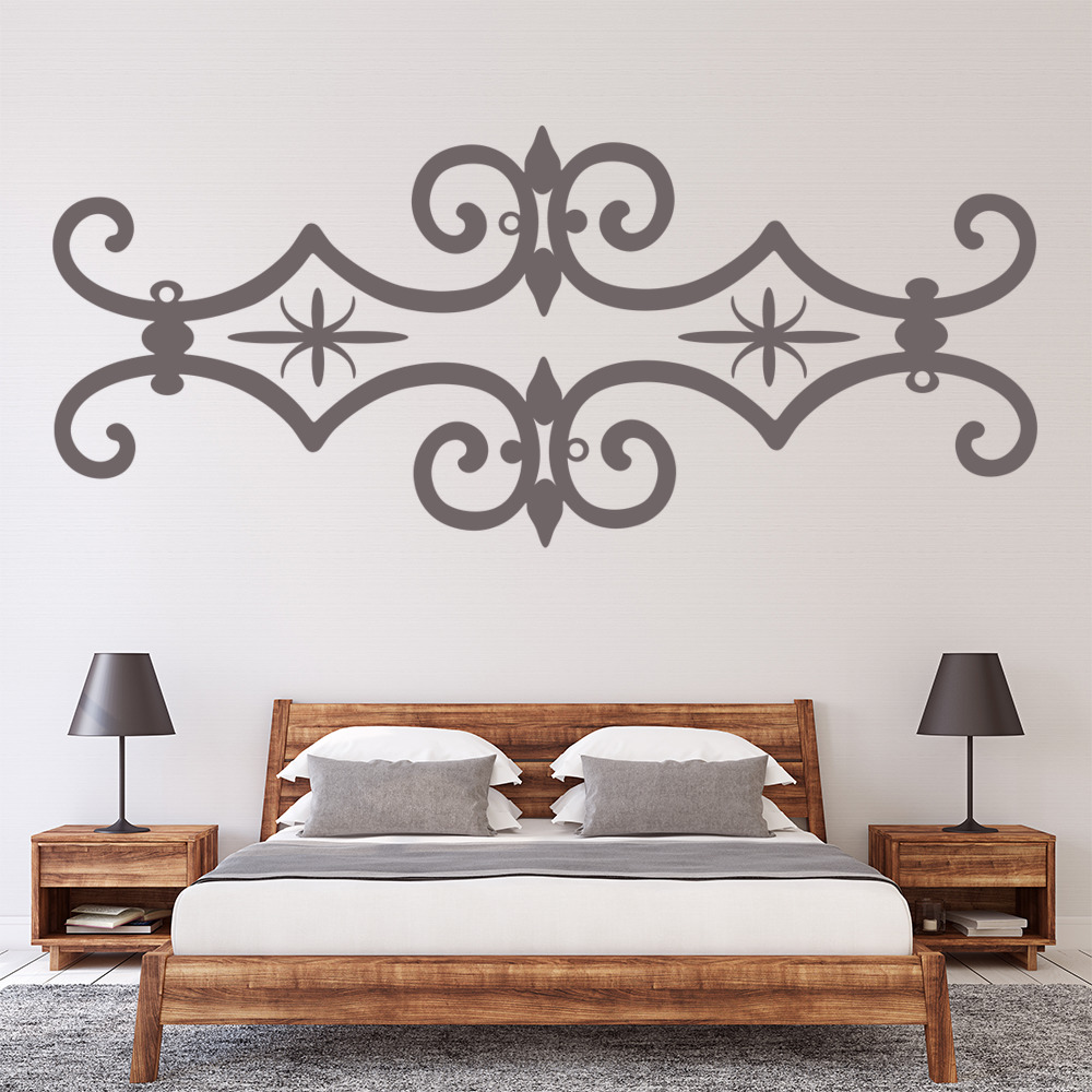 Geometric Decorative Headboard Wall Sticker