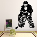 Goalkeeper Ice Hockey Sports Wall Sticker