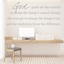 God Grant Me The Serenity Bible Verse Wall Sticker - Mod2