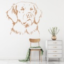 Golden Retriever Dog Wall Sticker - Mod1