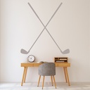 Golf Clubs Golfing Wall Sticker