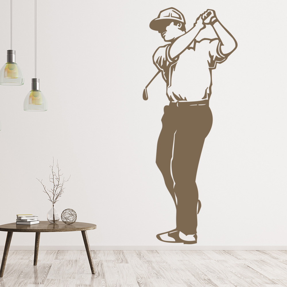 Golfer Swing Hobbies Golf Wall Sticker