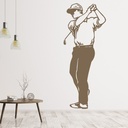 Golfer Swing Hobbies Golf Wall Sticker