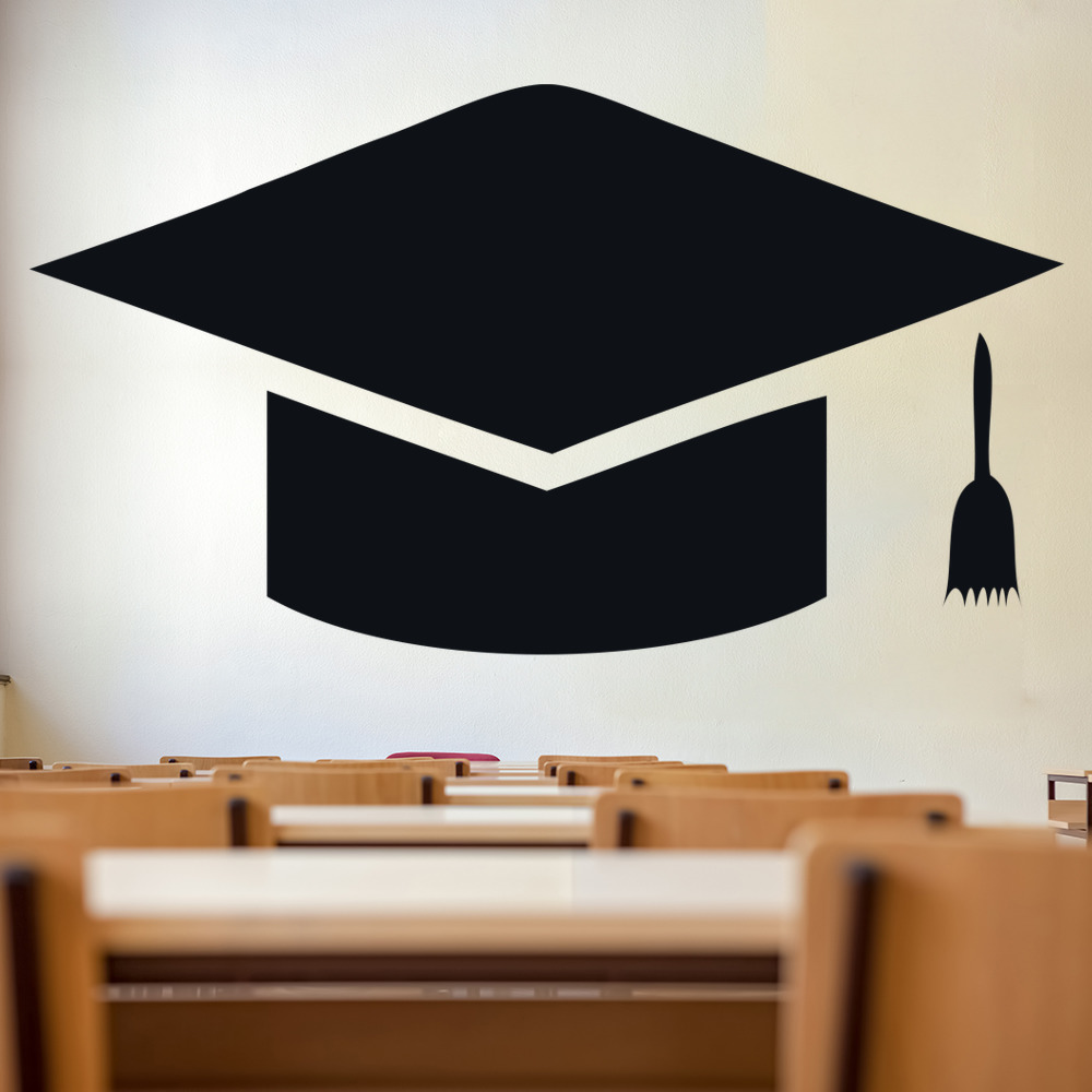 Graduation Cap College University Wall Sticker